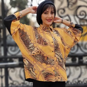 شومیز بوگاتی پشت مشکی 4عددی