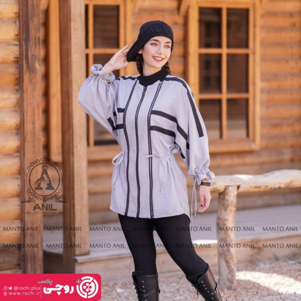 خرید مانتو سه زیپ - روچی