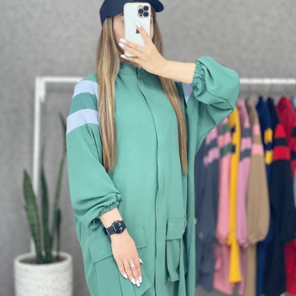 خریدعمده آنلاین مانتو جلو زیپدار-روچی